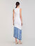 Robe longue  frangée