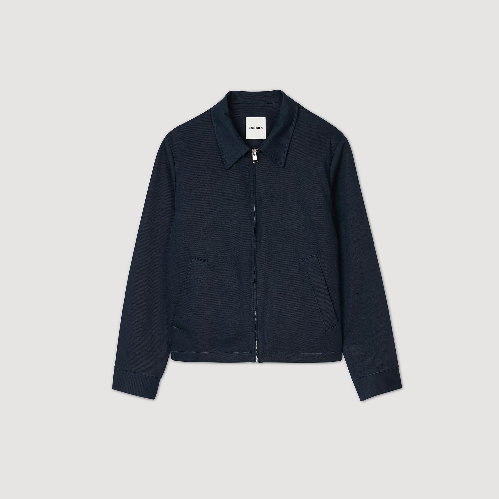 Blouson zippé en coton
