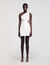 Robe courte asymétrique