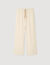 Pantalon large en coton élastiqué