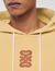 Sweatshirt à patch en cuir