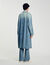 Manteau long en jean délavé 