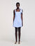 Robe courte à rayures