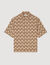Chemise fluide imprimé corde