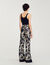 Pantalon à imprimé fleuri hawaïen