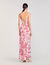 Robe longue à imprimé fleuri