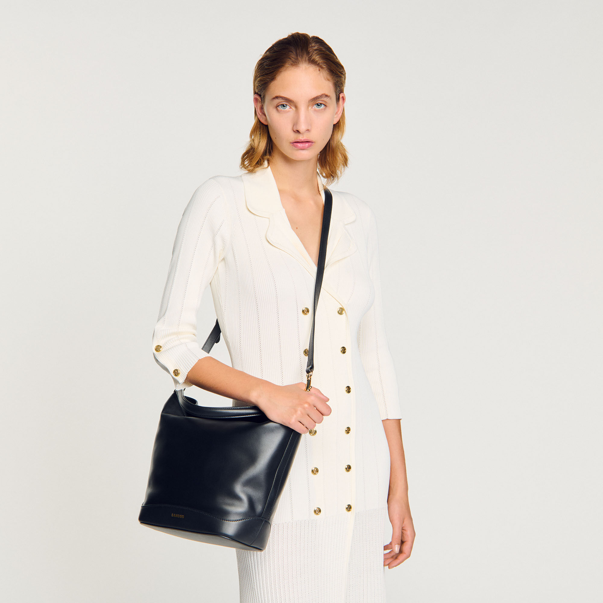 Sac seau TANGOSO en cuir
