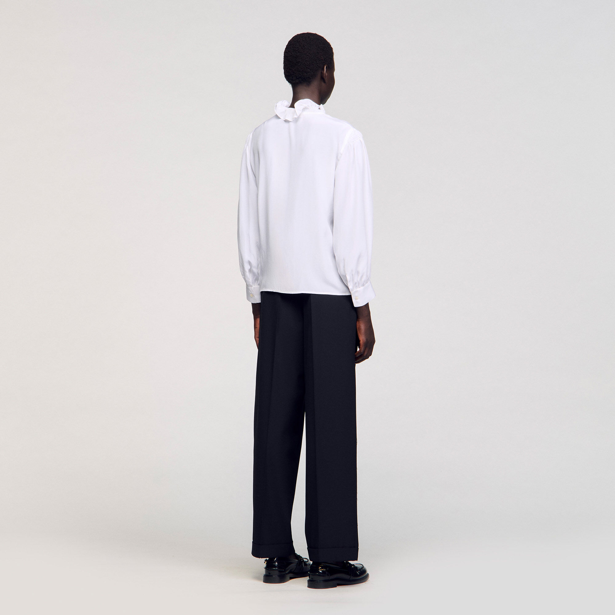 Chemise fluide en soie