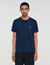 T-shirt à logo en cuir