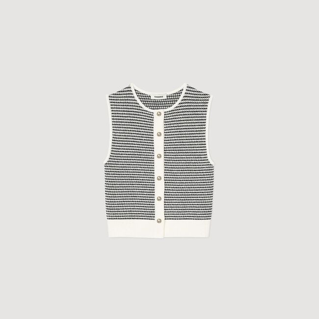 Gilet à rayures