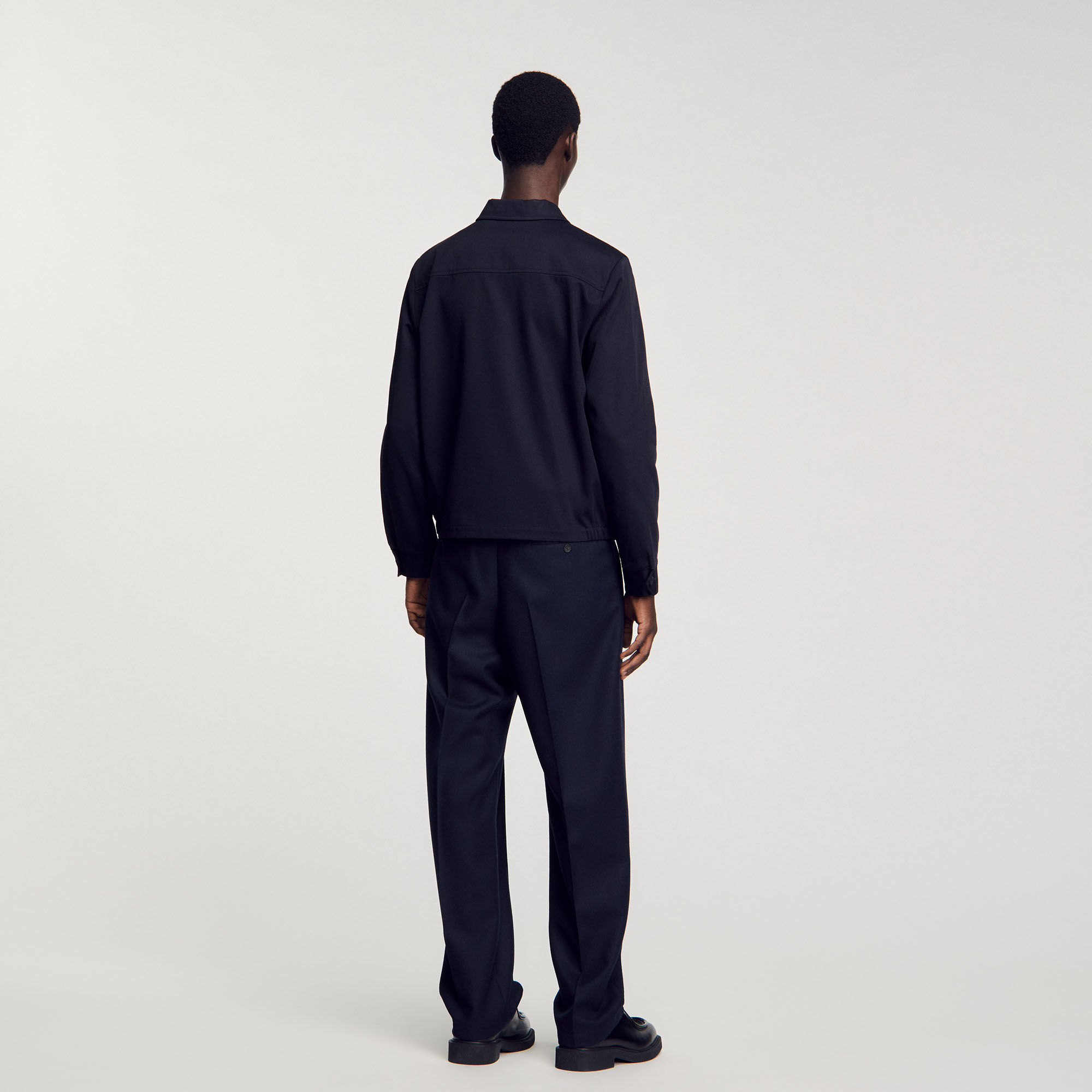 Blouson zippé en coton