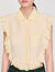 Top col chemise à détails dentelle 