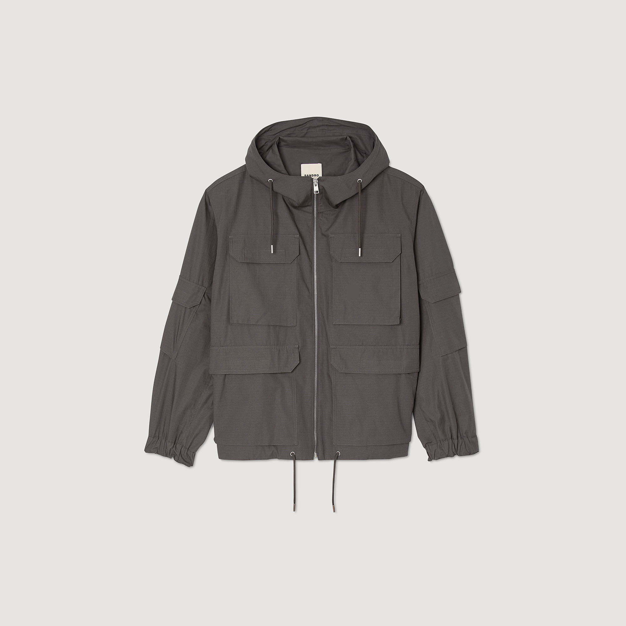 Parka militaire à capuche