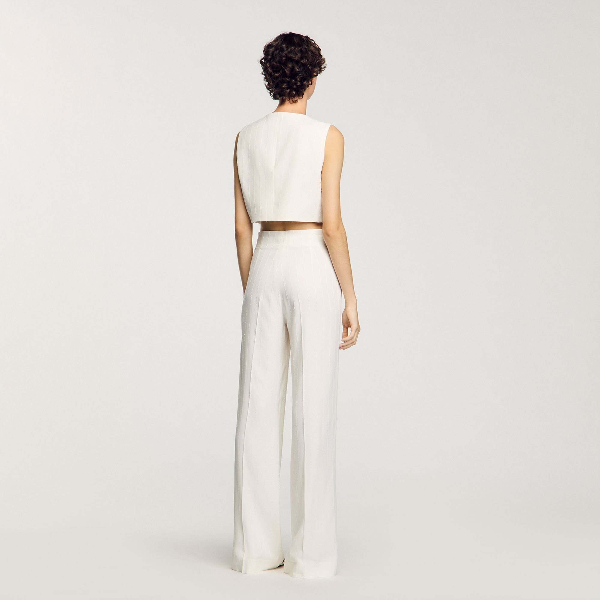 Pantalon de costume à sequins 