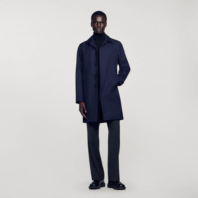 Imperméable mac en tissu technique