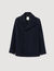 Manteau droit en laine mélangée