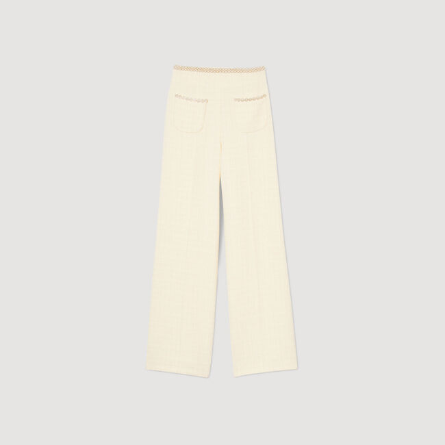 Pantalon en tweed
