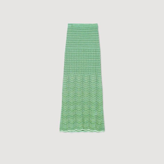 Jupe longue en maille