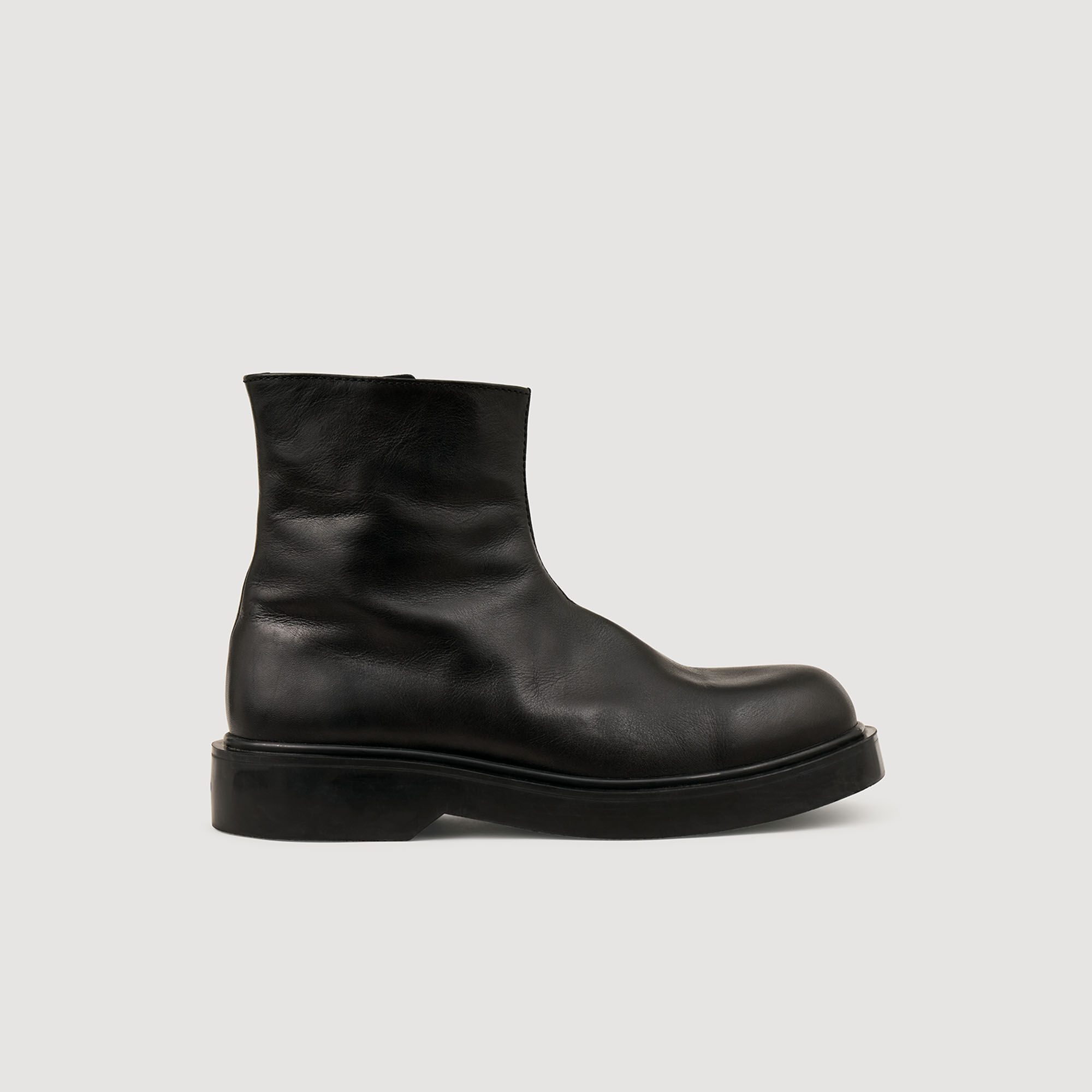 Bottines en cuir