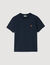 T-shirt à logo en cuir