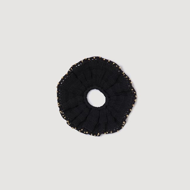Chouchou en crochet perlé