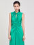 Robe longue en satin