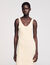 Robe longue en maille 