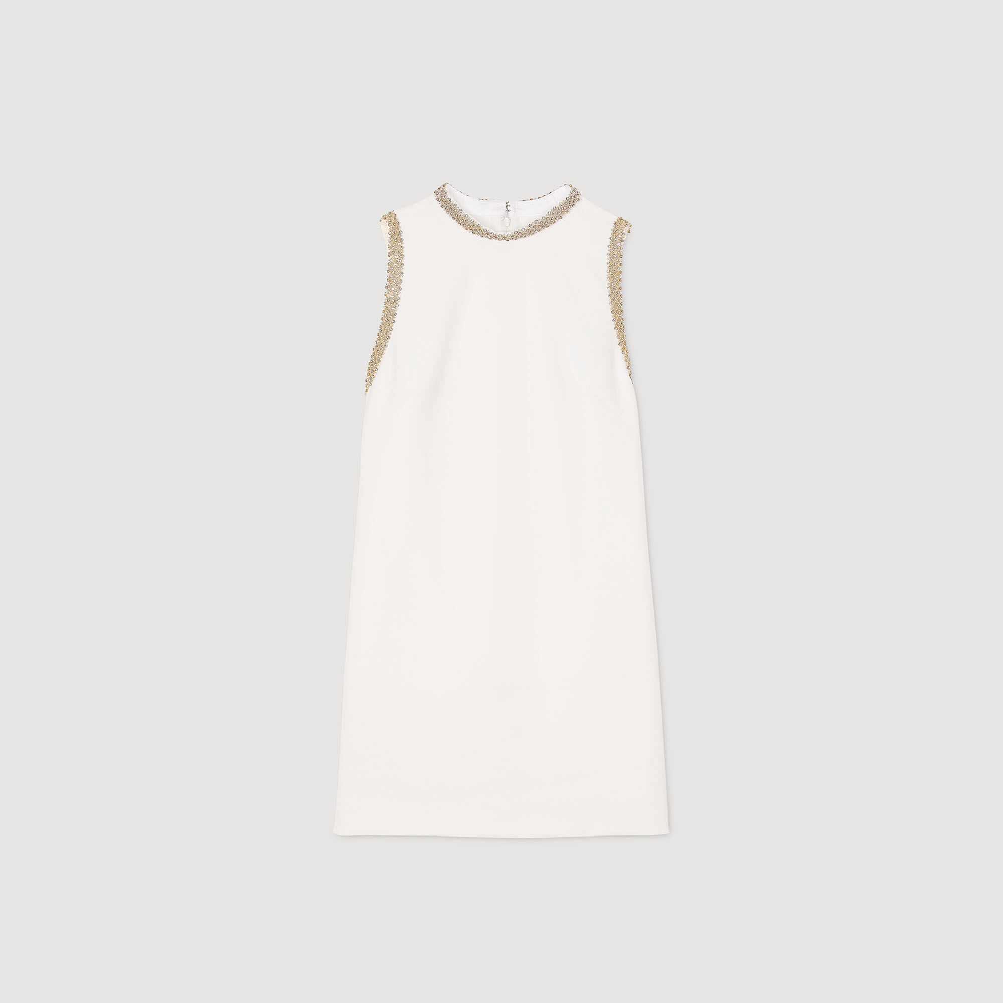 Robe courte strassée
