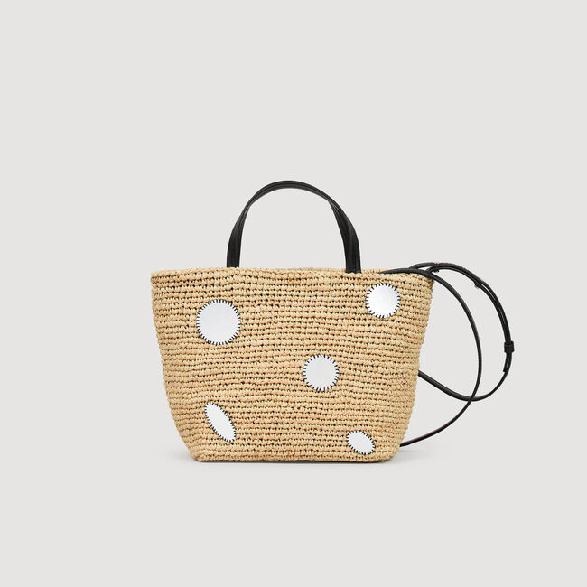 Sac panier en raphia