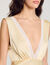 Robe longue satinée