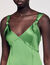 Robe fluide satinée