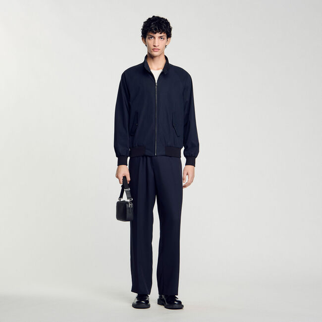 Blouson léger à col montant 