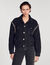 Veste en jean oversize strassée