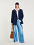 Veste de costume en laine mélangée