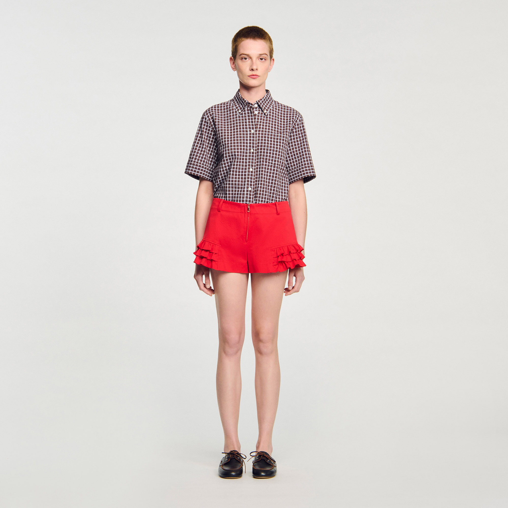 Short à volants