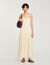 Robe longue plissée