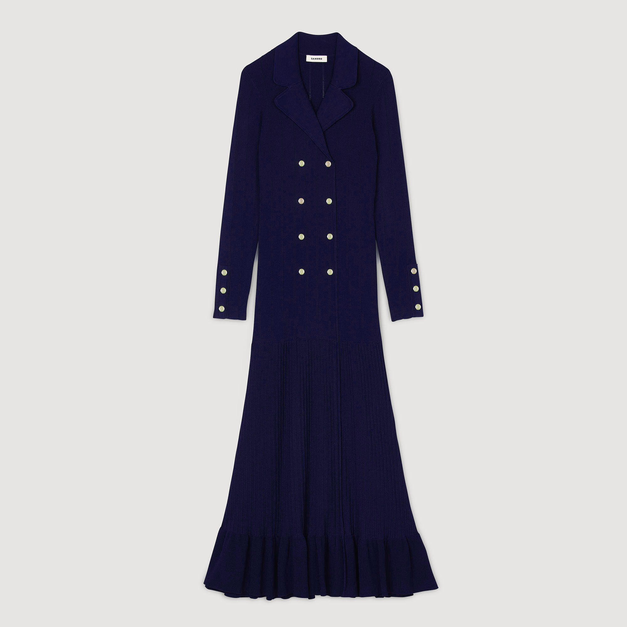 Robe longue en maille