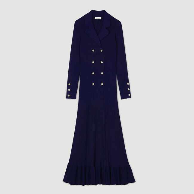 Robe longue en maille