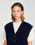 Pull bicolore en laine et cachemire 