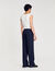 Pantalon large élastiqué