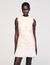 Robe courte en guipure 