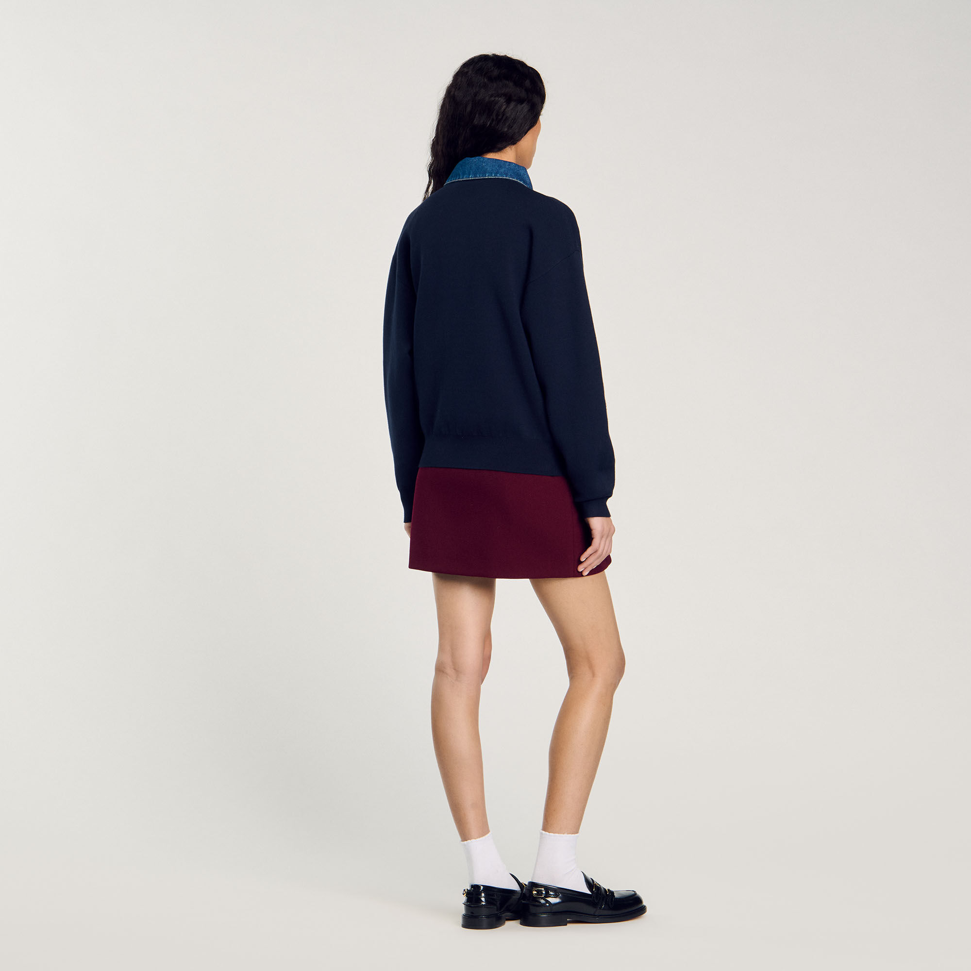Pull à col polo
