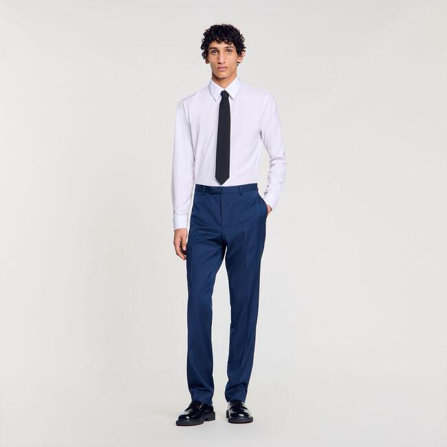 Pantalon de costume en laine