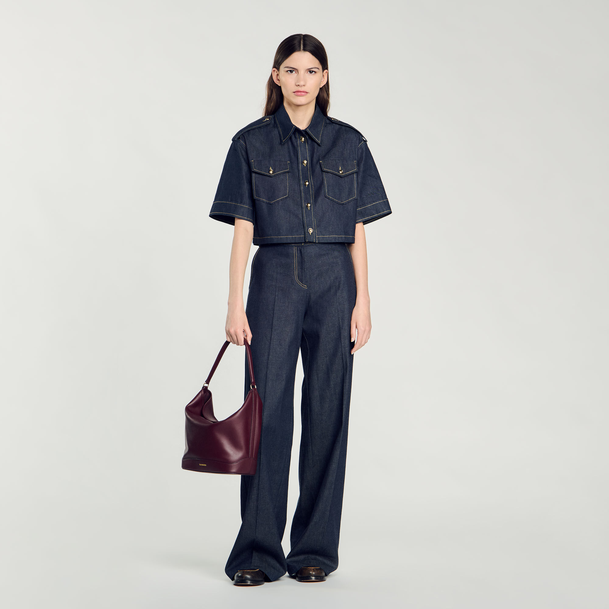 Sac seau TANGOSO en cuir