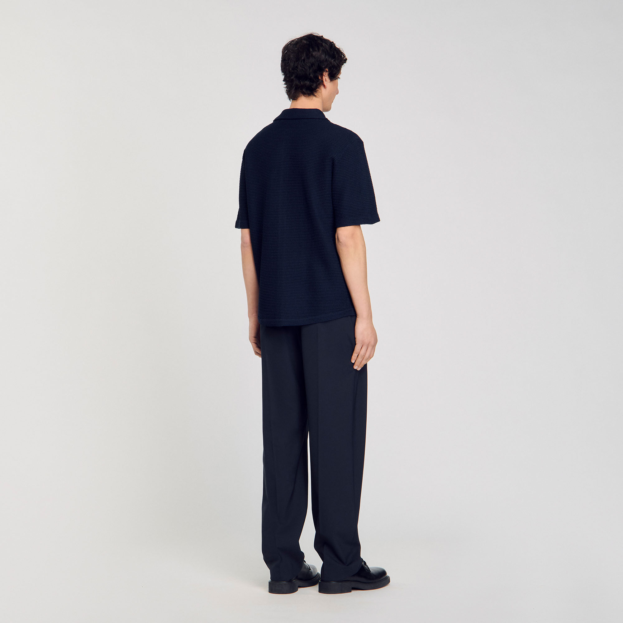 Chemise en nid d'abeille