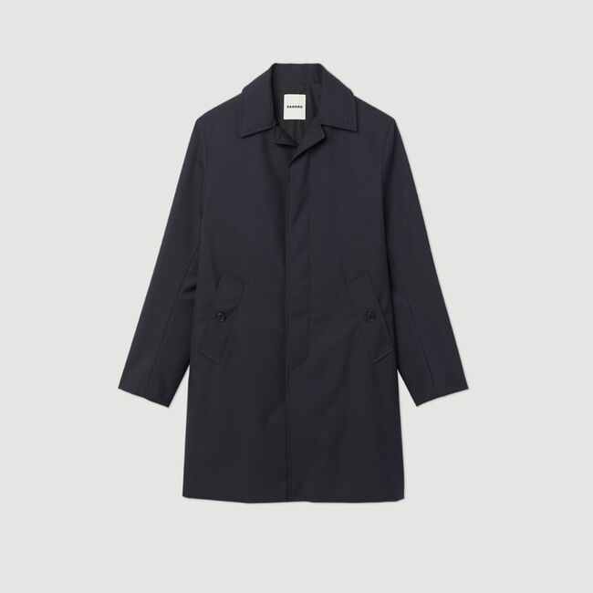 Imperméable mac en tissu technique