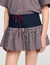 Jupe short à carreaux