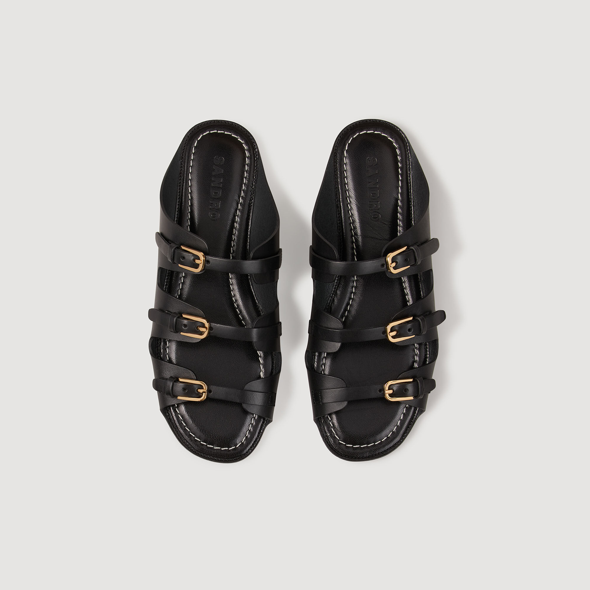 Sandales en cuir
