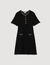 Robe courte en maille 