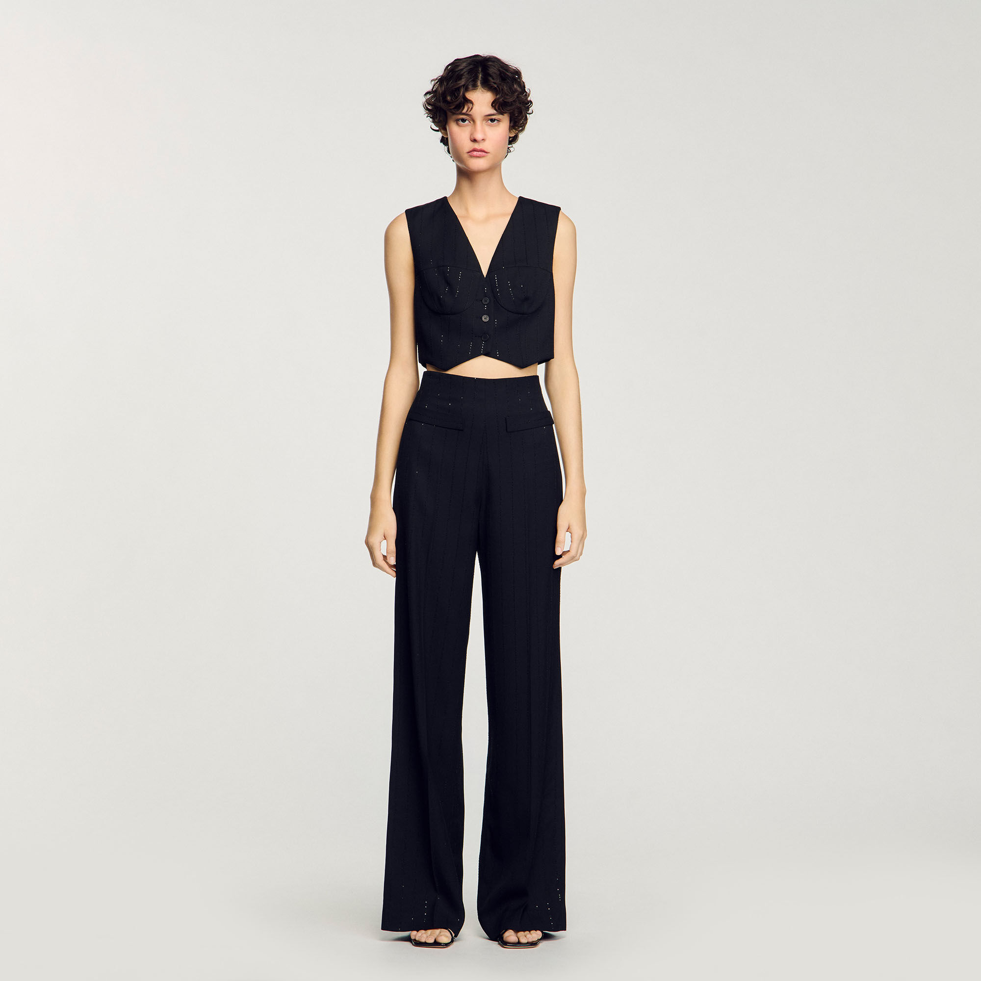 Pantalon de costume à sequins